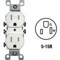 Leviton 15A White Tamper & Weather Resistant Residential Grade 5-15R Duplex Outlet R62-W5320-T0W